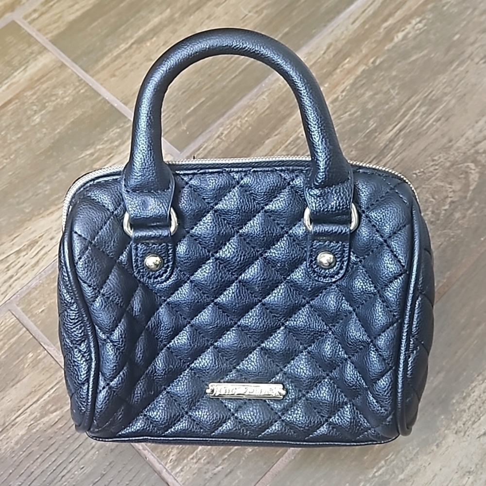 Betsey Johnson Mini Tote Purse Black